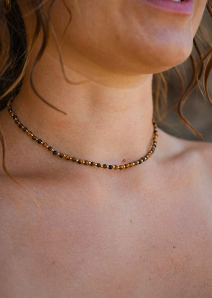 Kette 'Liora' mit Tigerauge