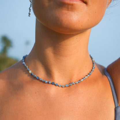 Kette 'Azul' mit Kyanit