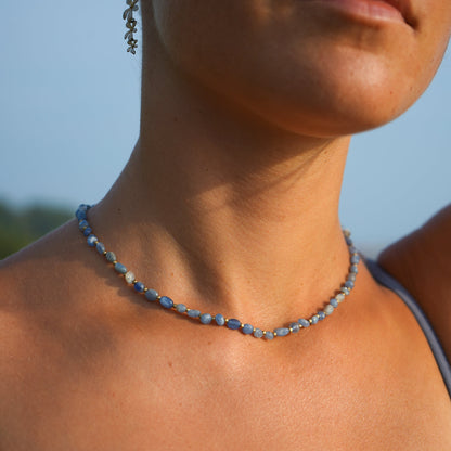 Kette 'Azul' mit Kyanit