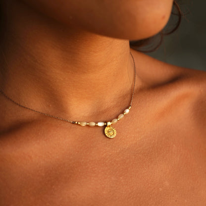 Kette "Siara" mit Perlmutt