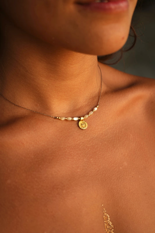 Kette "Siara" mit Perlmutt
