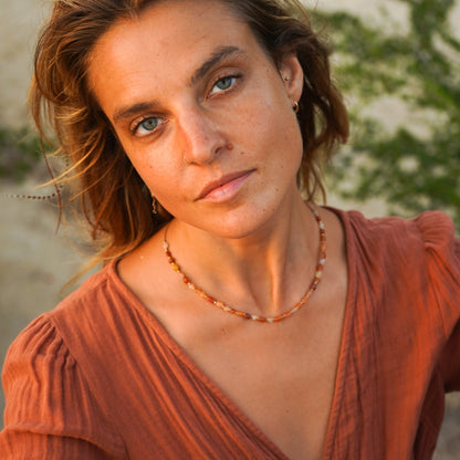 Kette 'Raja' mit Edelstein