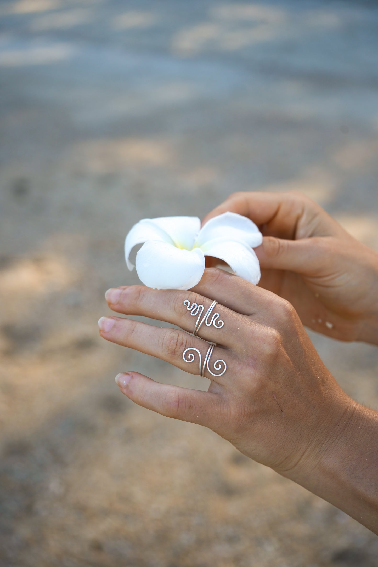 Ring "Amazonas" 925 Silber mit Spirale