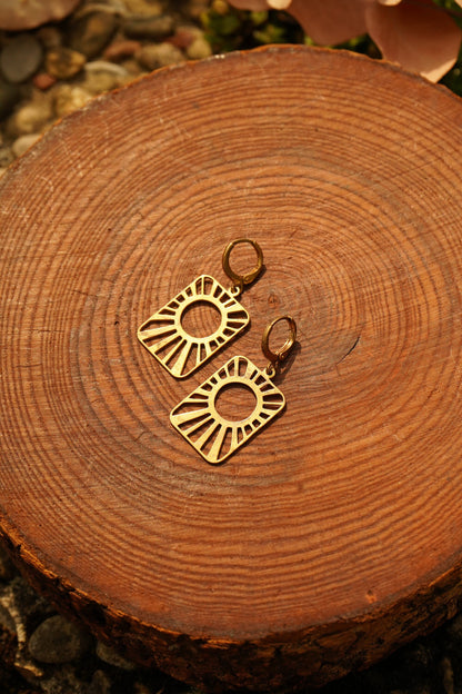 Ohrringe "Soleil" mit Sonne