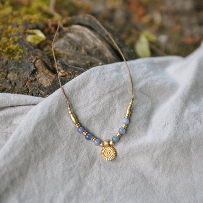 Kette "Alaska" mit Aventurin und Sonne