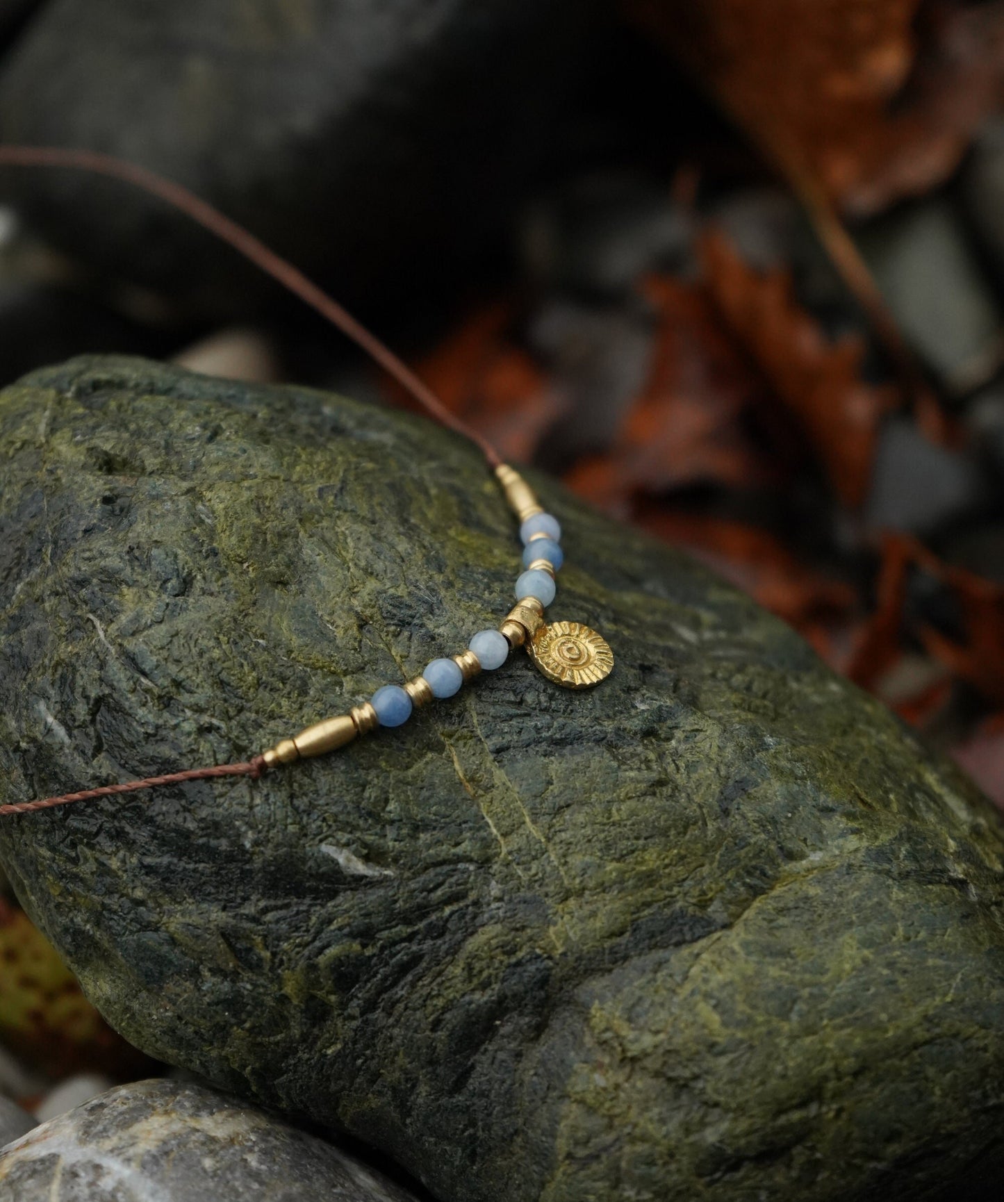 Kette "Alaska" mit Aventurin und Sonne