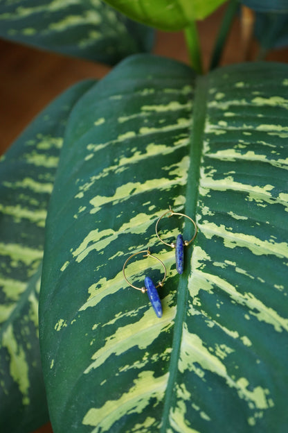 Set Lapis Lazuli Kette + Ohrringe