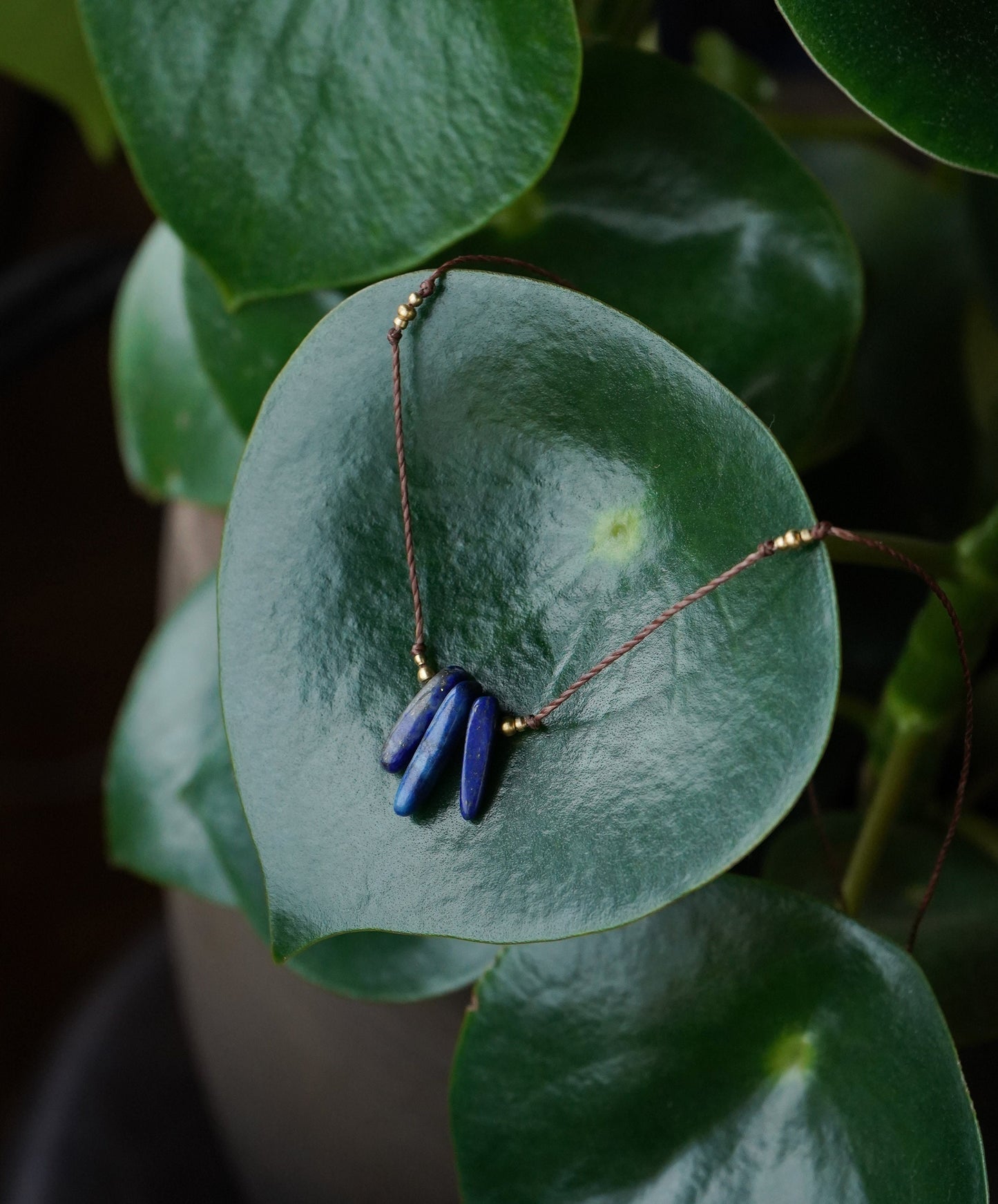 Set Lapis Lazuli Kette + Ohrringe