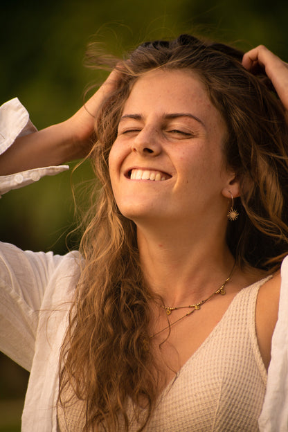 Ohrringe "Amaya" mit Sonne