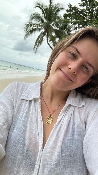 Kette "Solena" mit Sonnen Anhänger