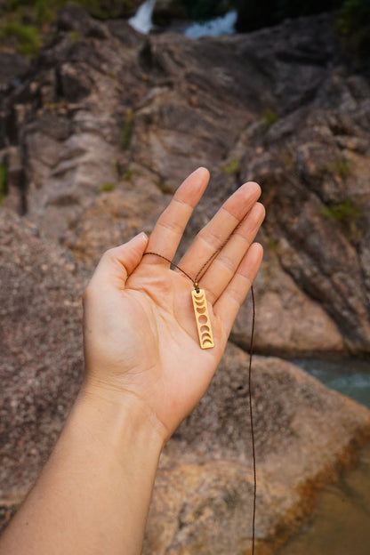 Kette "Solina" mit Mondphasen