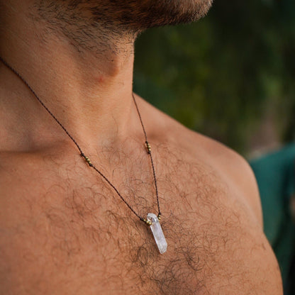 Kette "Moyari" mit Bergkristall