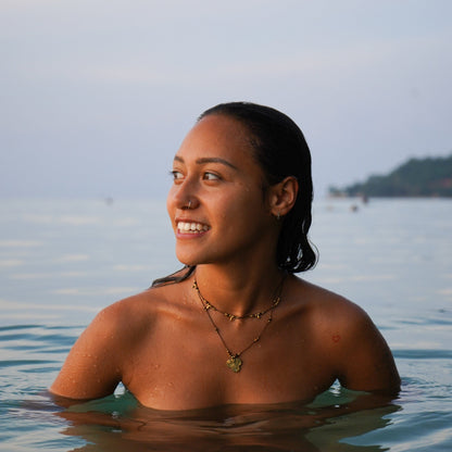 Kette "Gaïa" mit Tigerauge (Layer)