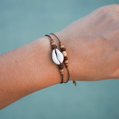 Armband "Mira" mit Holzperlen