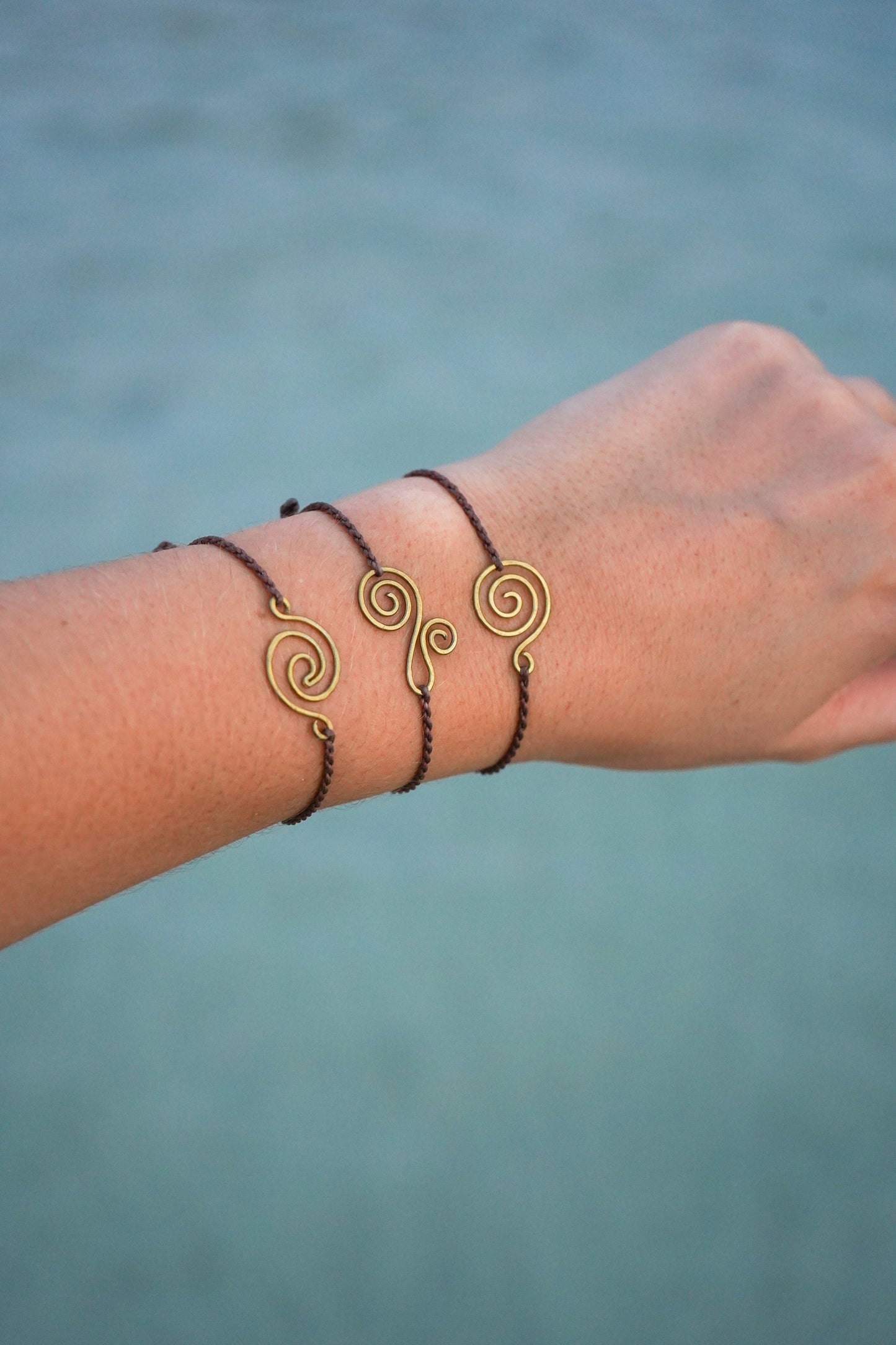 Armband “Belia" mit Spirale handgemacht