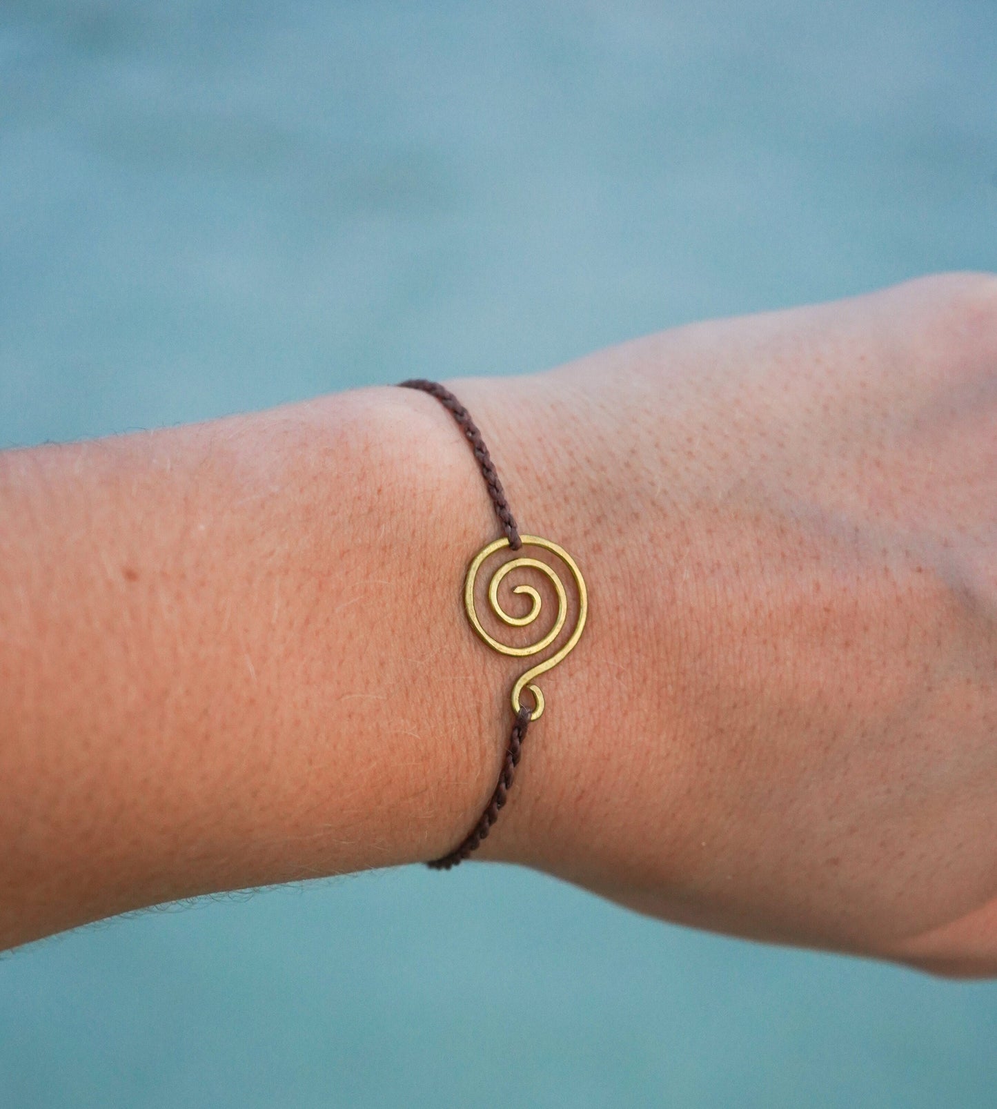 Armband “Belia" mit Spirale handgemacht