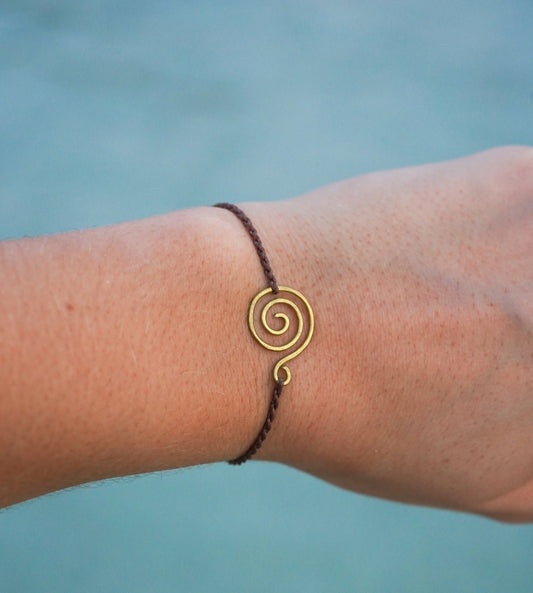 Armband “Belia" mit Spirale handgemacht