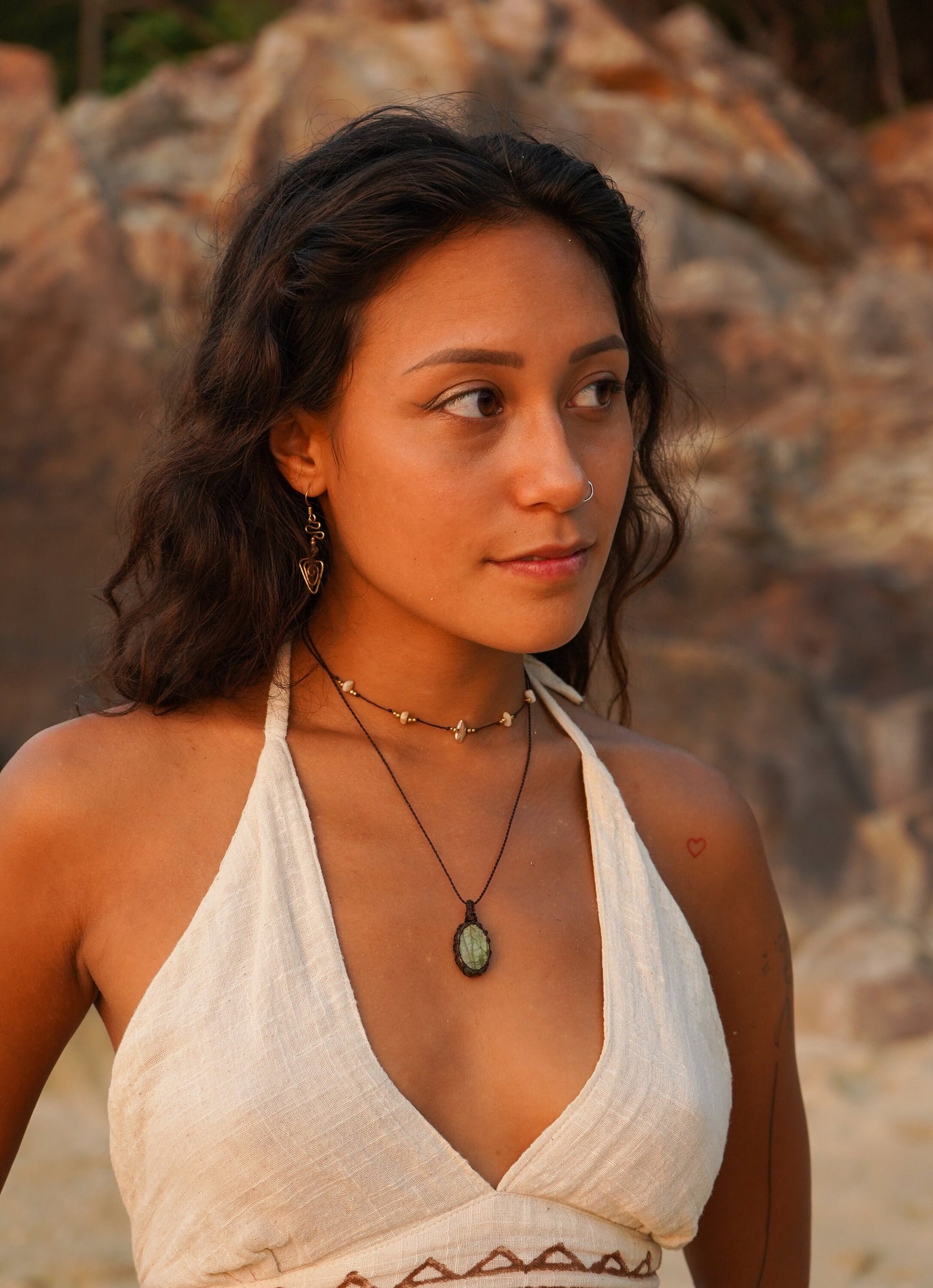 Kette "Sarina" mit Perlmutt