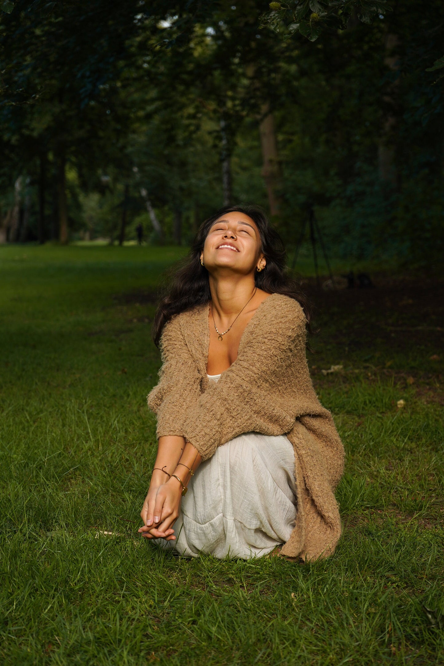 Kette "Malena" mit Perlmutt und Mond