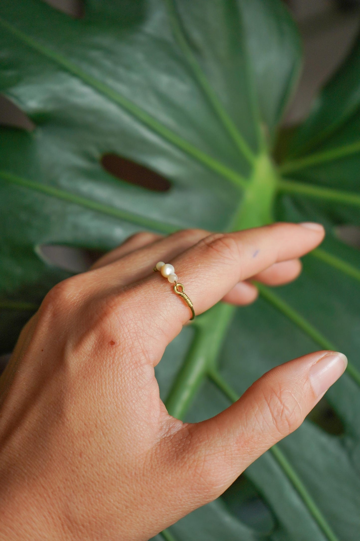 Ring "Aurelia" mit Perlmutt