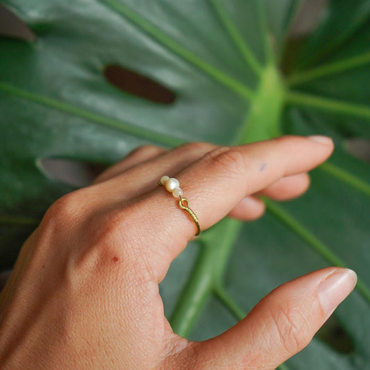 Ring "Aurelia" mit Perlmutt