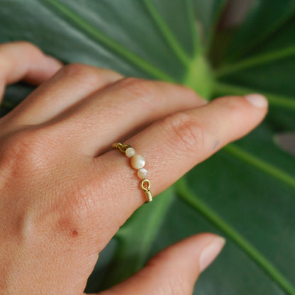 Ring "Aurelia" mit Perlmutt