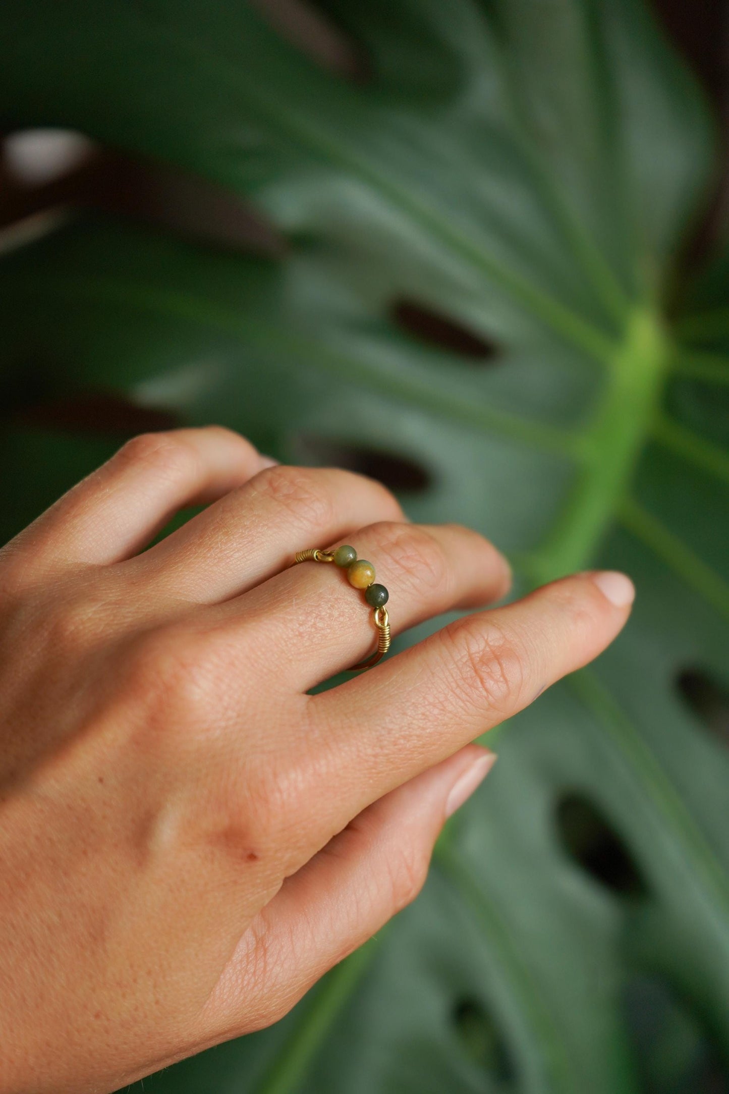 Ring "Milea" mit indischem Achat