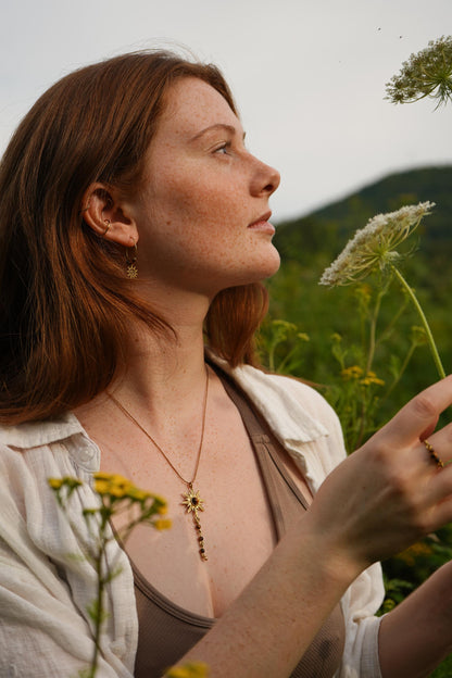 Kette "Tiraya" mit Tigerauge und Sonne (limited)