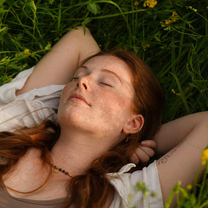 Kette "Linda" mit Tigerauge und Spirale