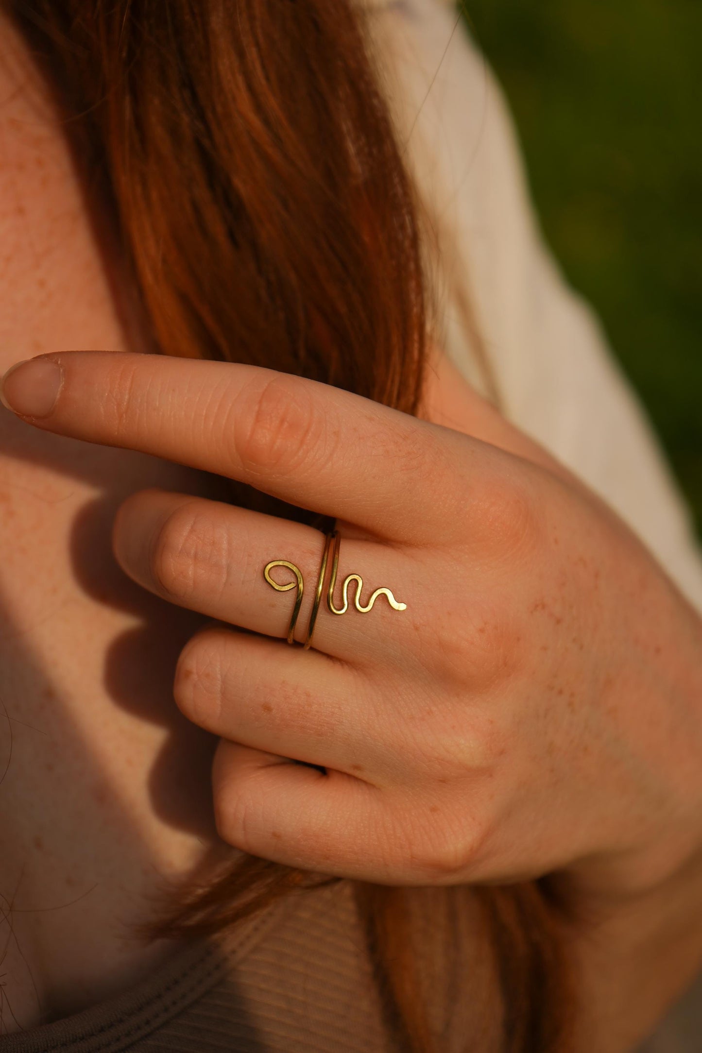 Ring "Snavia" filigrane Schlange