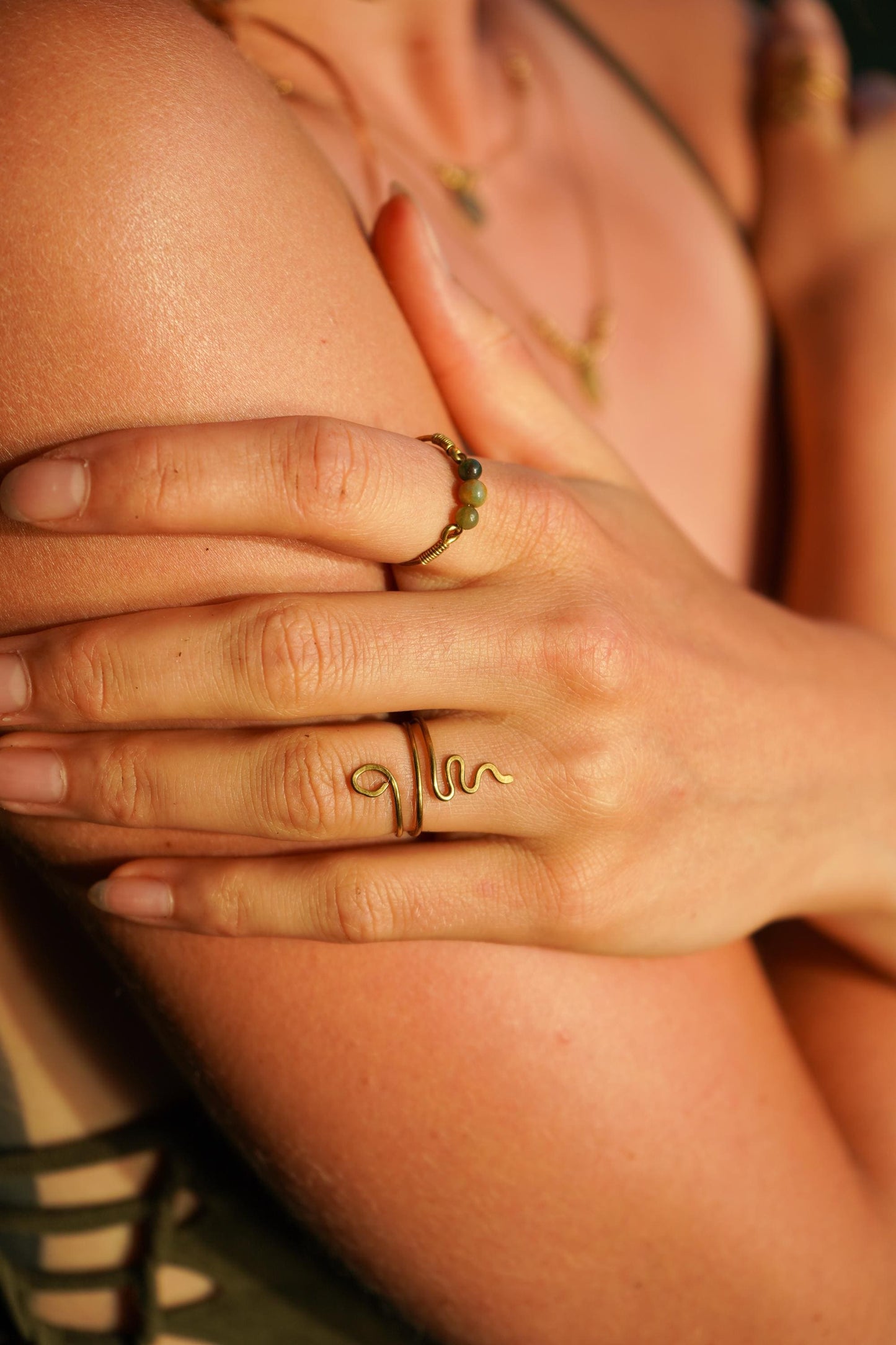 Ring "Snavia" filigrane Schlange