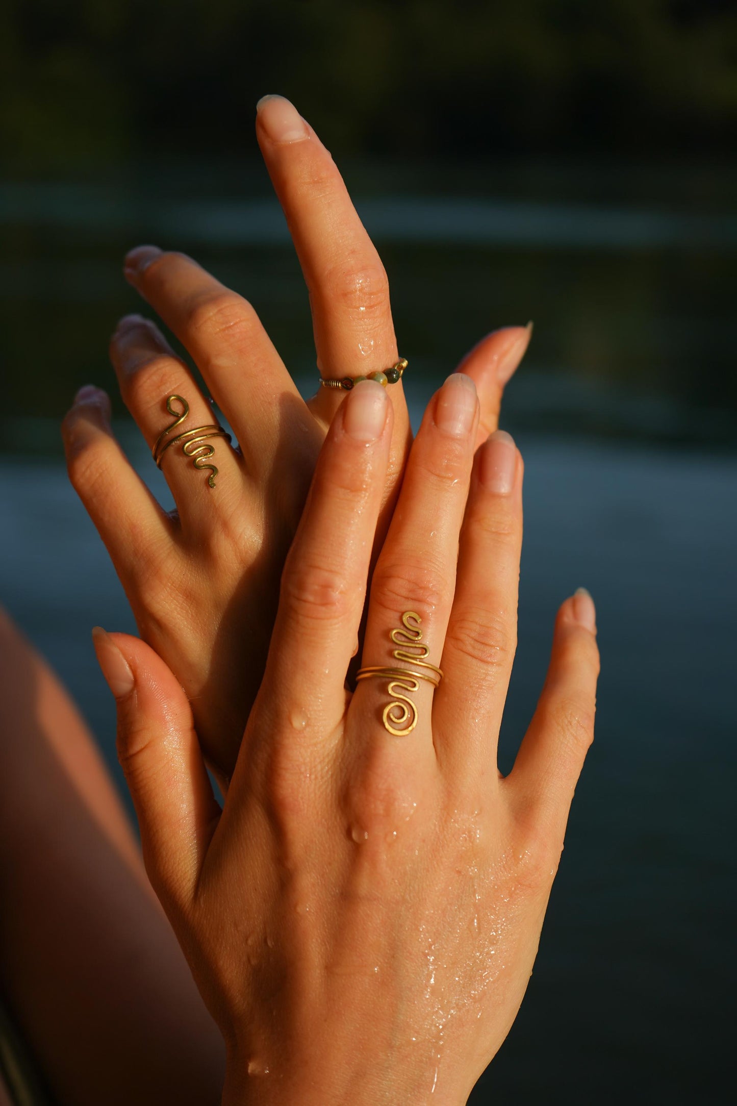 Ring "Amazonas" filigran mit Spirale