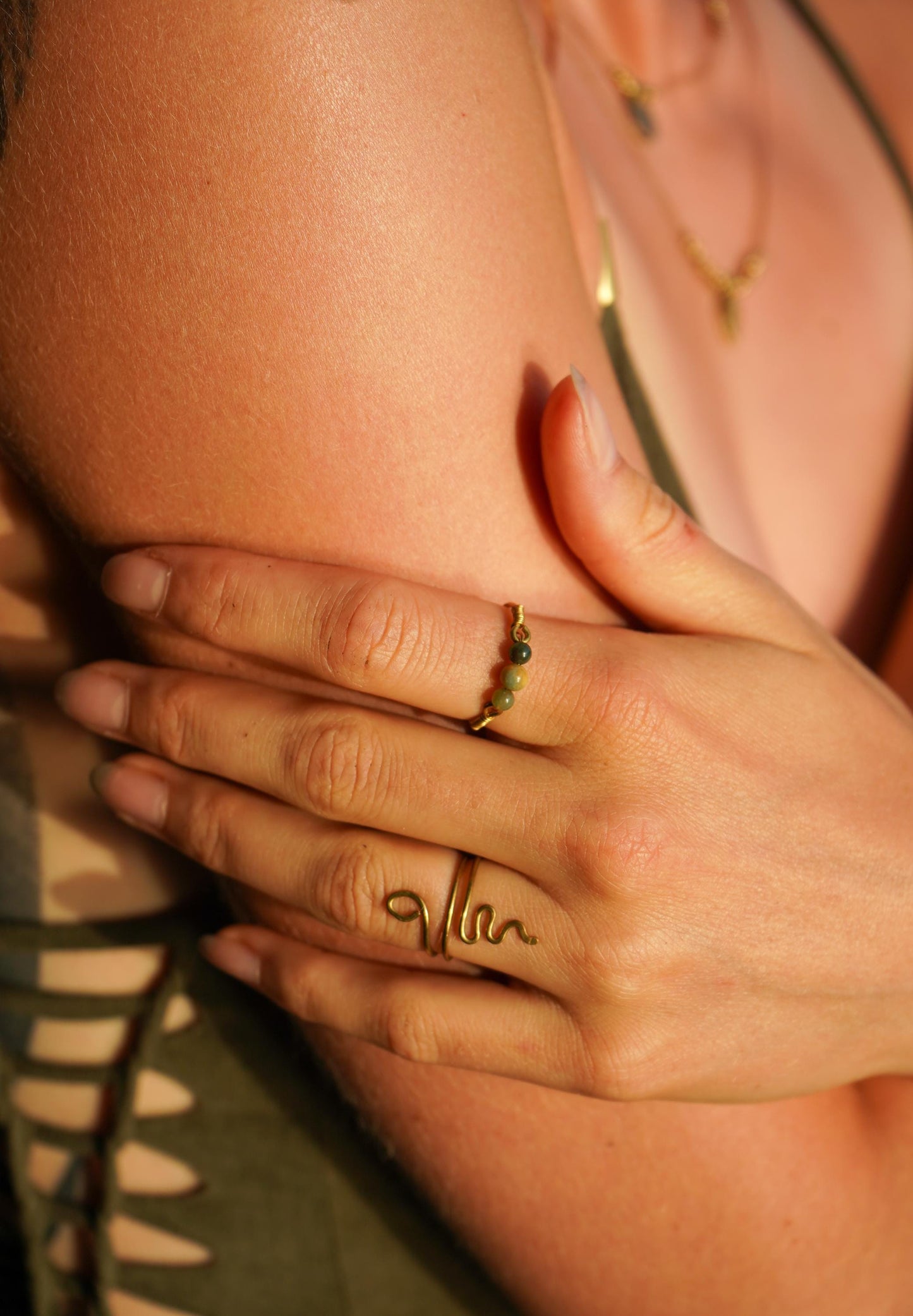 Ring "Milea" mit indischem Achat