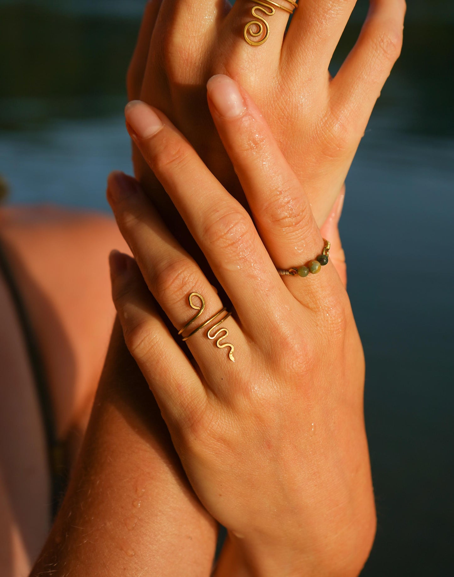 Ring "Snavia" filigrane Schlange