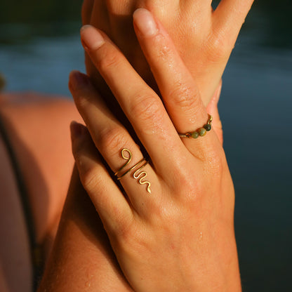 Ring "Snavia" filigrane Schlange