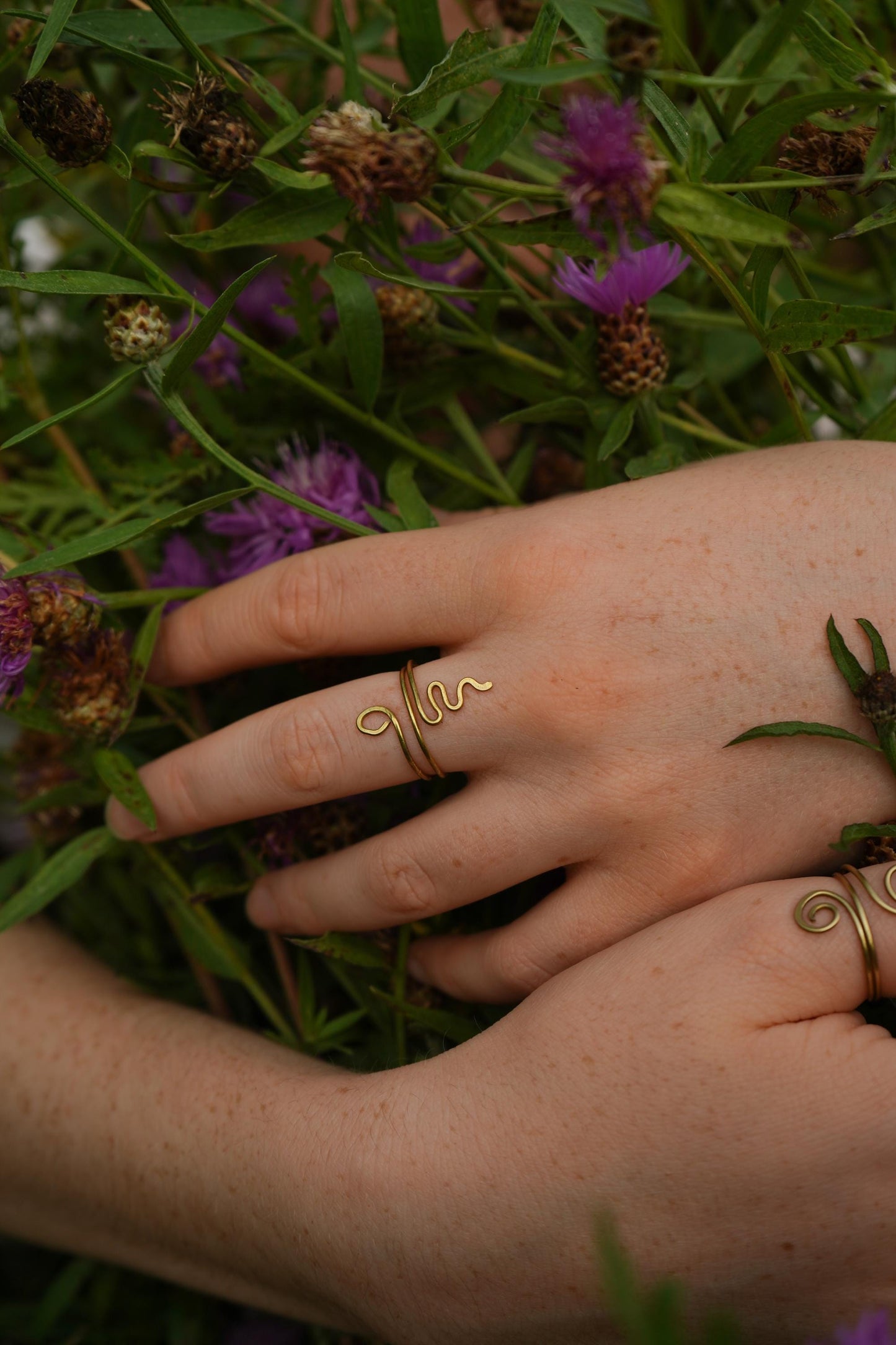 Ring "Snavia" filigrane Schlange