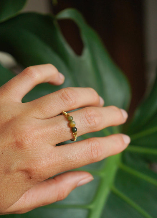 Ring "Milea" mit indischem Achat