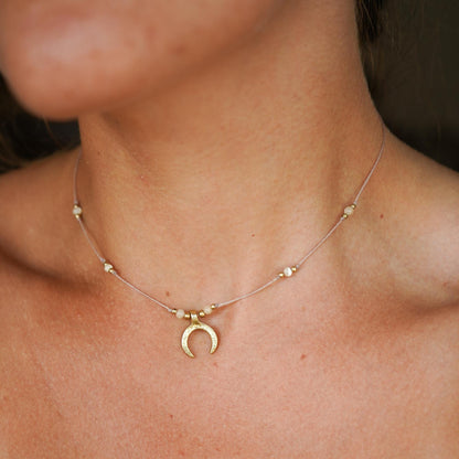 Kette "Lumea"mit Perlmutt und Mond