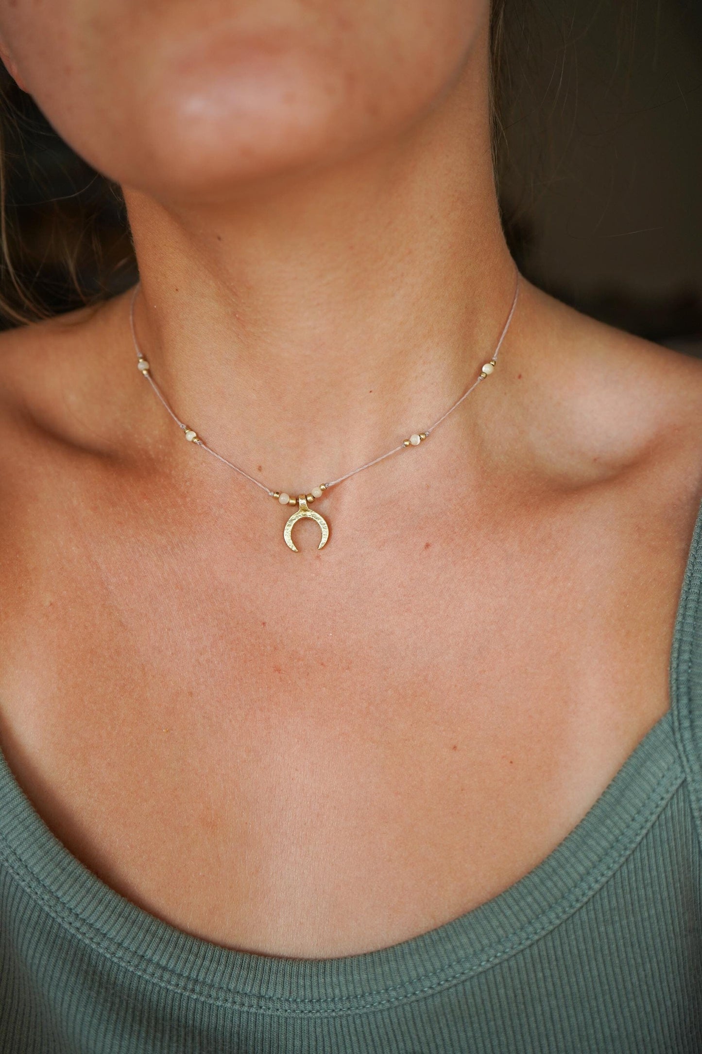 Kette "Lumea"mit Perlmutt und Mond