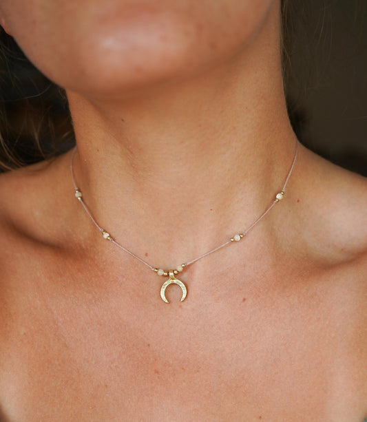 Kette "Lumea"mit Perlmutt und Mond