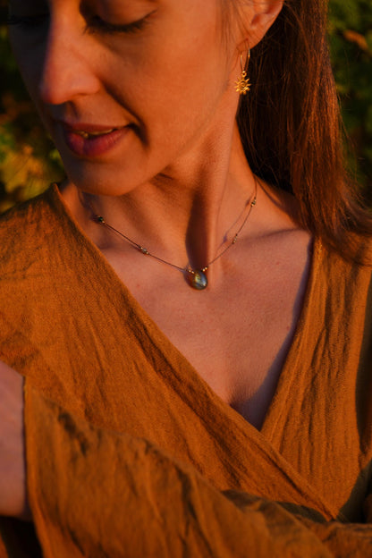 Kette "Medina" mit Labradorit