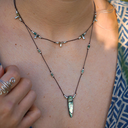 Kette "Sina" mit Perlmutt (Layer)