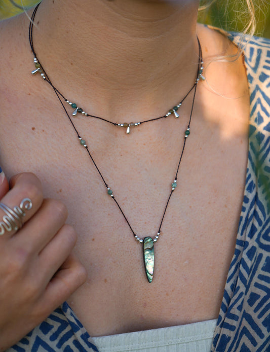 Kette "Sina" mit Perlmutt (Layer)