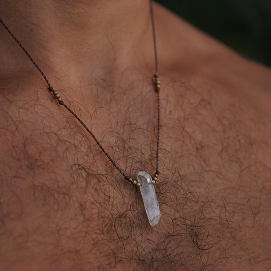 Kette "Moyari" mit Bergkristall Herren