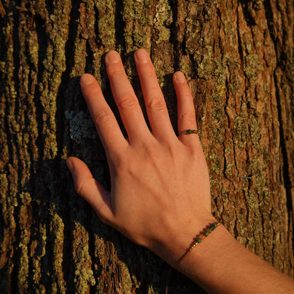 Schmuck Set "Athene" indischer Achat Kette + Ring + Armband