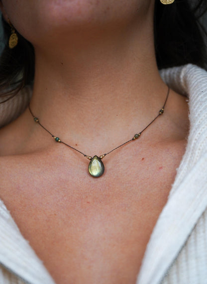 Kette "Medina" mit Labradorit