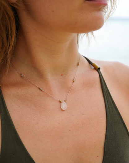 Kette "Rosea" mit Rosenquarz