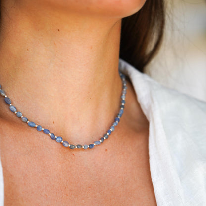 Kette 'Elisa' Silber mit Kyanit