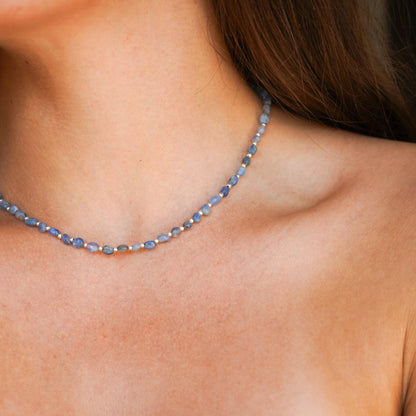 Kette 'Elisa' Silber mit Kyanit