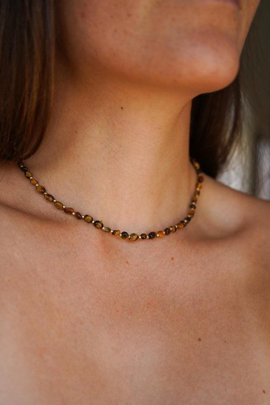 Kette 'Telia' mit Tigerauge